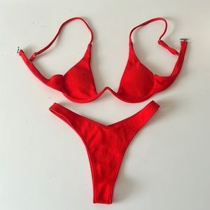 Sexy red bikini size Small